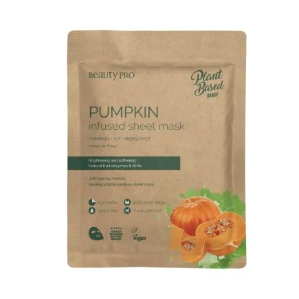 BeautyPro Pumpkin Infused Sheet Face Mask 22ml