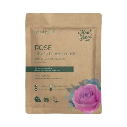 BeautyPro Rose Infused Sheet Mask 22ml