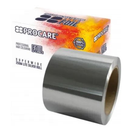 Procare Lite Superwide Silver Hair Foil Roll 120mm x 250m