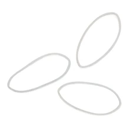 Sibel Clear Elastic Hair Ties - Pack of 500