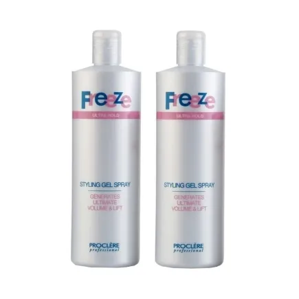 Proclere Freeze Hair Spray Gel 500ml Twin Pack
