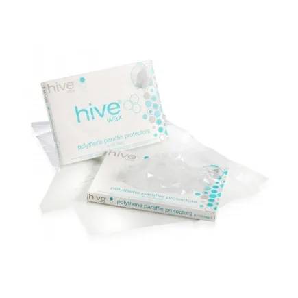 Hive Of Beauty Polythene Paraffin Protectors 100 Pack