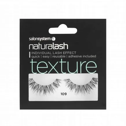 Salon System Naturalash 109 Black Texture Strip Lashes
