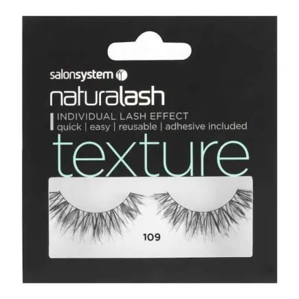 Salon System Naturalash 109 Black Texture Strip Lashes