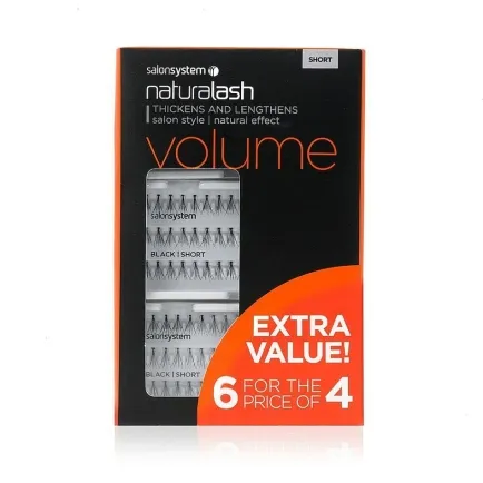 Salon Systems Naturalash Volume Individual Lash Black Short