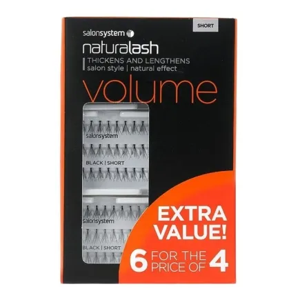 Salon Systems Naturalash Volume Individual Lash Black Short