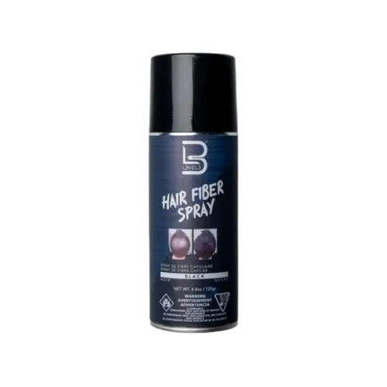 L3VEL3 Hair Fiber Spray Black 125g