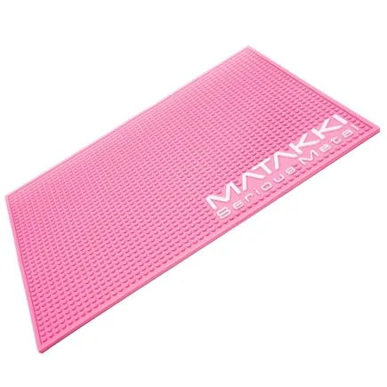 Matakki Rubber Workstation Mat - Pink