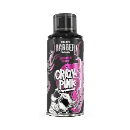 Marmara Barber Temporary Hair Colour Spray Crazy Pink 150ml