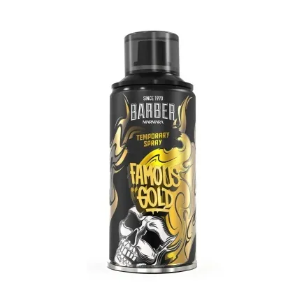 Marmara Barber Temporary Hair Colour Spray Famous Gold 150ml