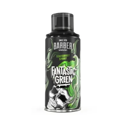 Marmara Barber Temporary Hair Colour Spray Fantastic Green 150ml