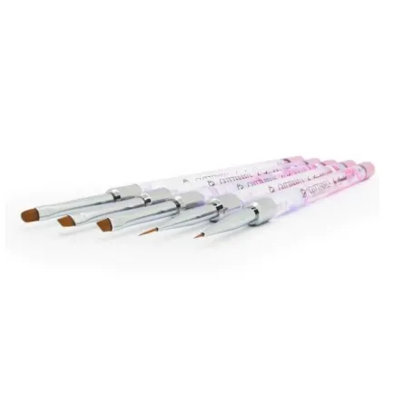 Glitterbels Gel Art Brush Set - 5 Brushes