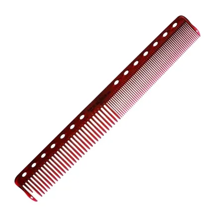 Y.S. Park Cutting Comb No. 339 - Light Transparent Red