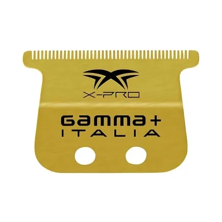 Gamma+ X-Pro Wide Gold Titanium Fixed Blade for Trimmer