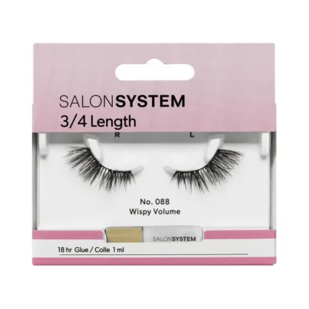 Salon System Strip Lash 3/4 Length - 088