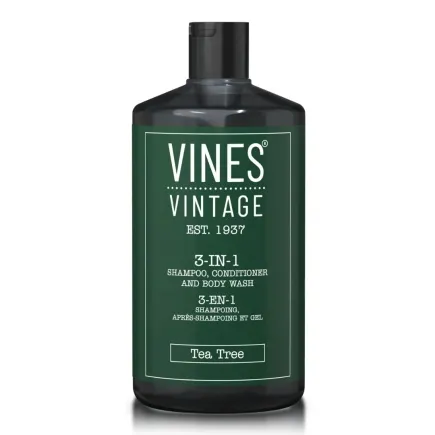 Vines Vintage 3-in-1 Shampoo, Conditioner & Body Wash 500ml