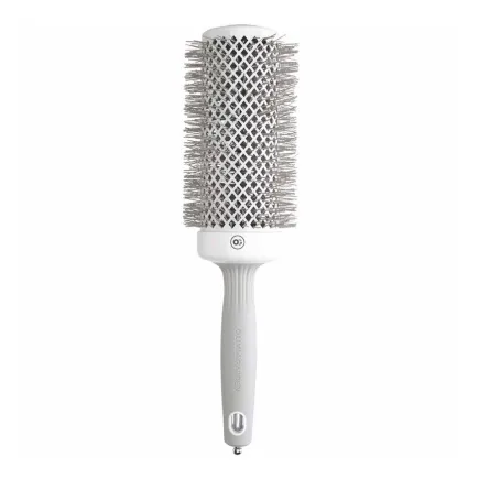 Olivia Garden Expert Blowout Round Hair Brush Speed White & Grey 55mm