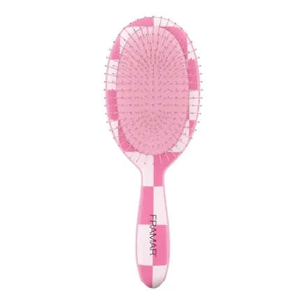 Framar Checked Out Pink - Detangle Brush
