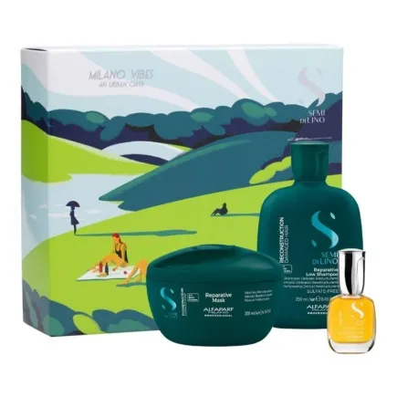 Alfaparf Milano Semi Di Lino Reconstruction Gift Set