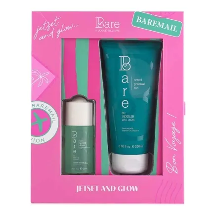 Bare by Vogue Jet Set and Glow Self Tan Christmas Gift Set