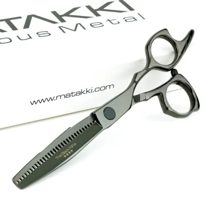 Matakki Black Ninja Professional Hair Thinning Scissors 6 inch