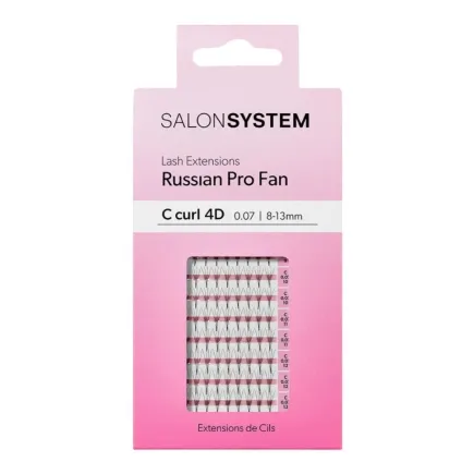Salon System ProFan C-Curl 4D 8-13mm - Russian Pro Fan Lash Extensions