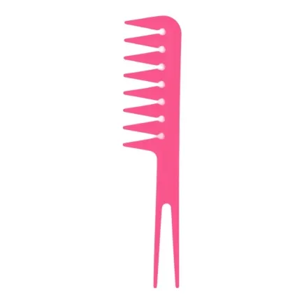 BarberBro. Dual-Action Detangler Comb - Pink