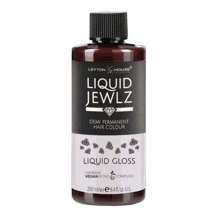 Leyton House Professional  Liquid Jewlz Demi Permanent Gloss Clear 250ml