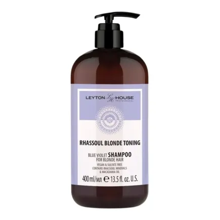 Leyton House Professional Rhassoul Blonde Toning Shampoo 400ml
