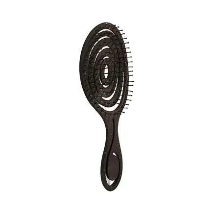 H4IR SOCIETY AirSpiral Brush Black