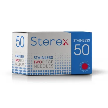 Sterex Needles Stainless Steel TwoPiece F3 Short