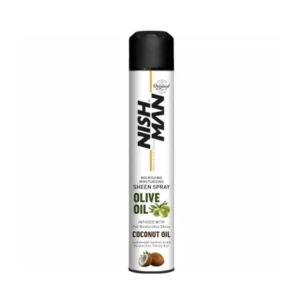 Nishman Olive Oil Sheen Spray Coconut Oil 400ml