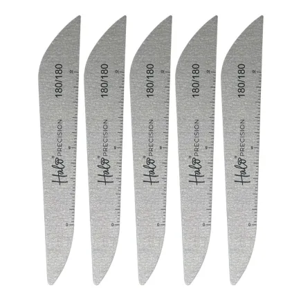 Halo Elite Precision Zebra Nail File 180/180 - 5 Pack