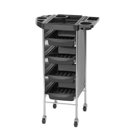 Sibel Passy Hairdressing Trolley Black