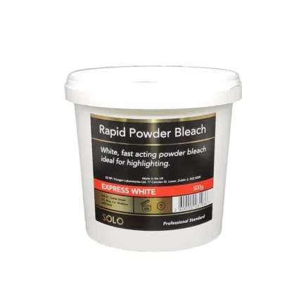Solo Salon Supplies Blue Rapid Powder Bleach White 500g