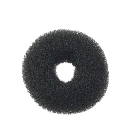 Sibel Nylon Lux Bun Ring Black