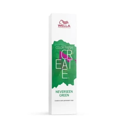 Wella Professionals Color Fresh Create Semi Permanent Hair Colour Neverseen Green 60ml