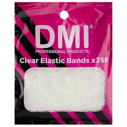 DMI Clear Elastic Bands 250 Pack