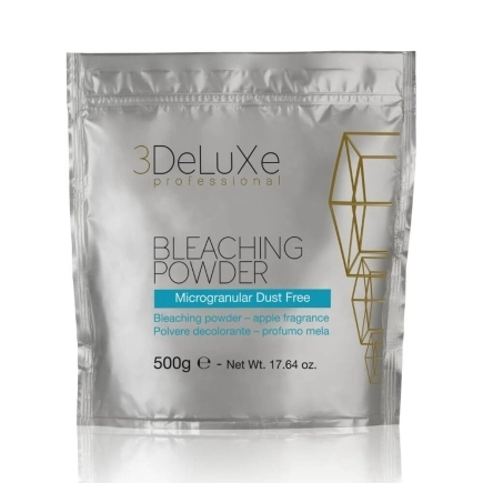 3DeLuXe Professional Powder Bleach White 500g