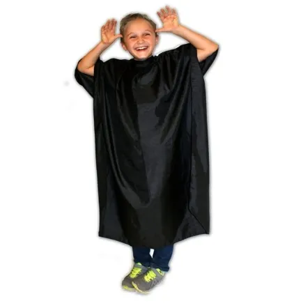 HairTools Children's Cutting Cape Black