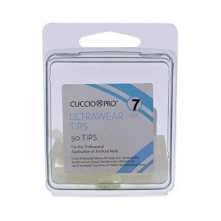 Cuccio Ultrawear Nail Tips Size 4 - Pack of 50