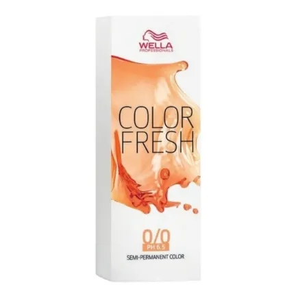 Wella Professionals Colour Fresh Semi Permanent Hair Colour 6/34 Dark Gold Red Blonde 75ml