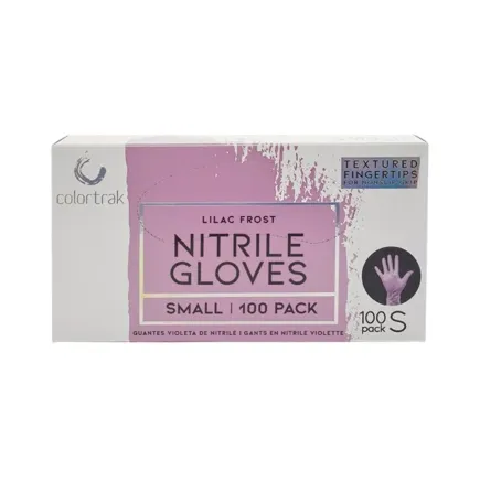 Colortrak Luminous Collection Nitrile Gloves Lilac Frost - Small