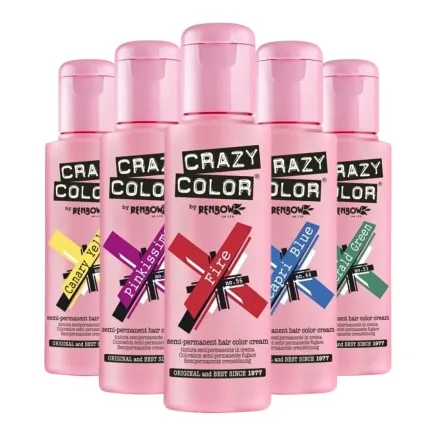 Crazy Color Semi Permanent Hair Colour Cream - Canary Yellow 100ml