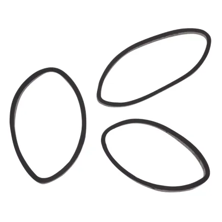 Sibel Black Elastic Hair Bands - Pack of 500 (20mm Diameter)