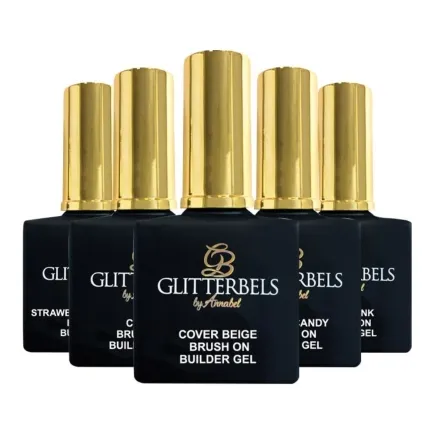 Glitterbels Brush On Builder Gel - Baby Love 17ml