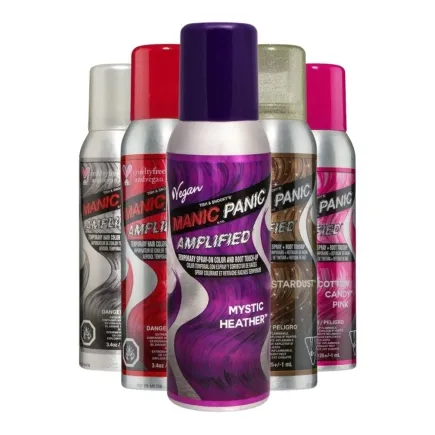 Manic Panic Amplified Temporary Spray-On Colour And Root Touch-Up - Cotton Candy Pink 125ml