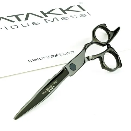 Matakki Black Ninja Professional Haircutting Scissors 6.5 inch