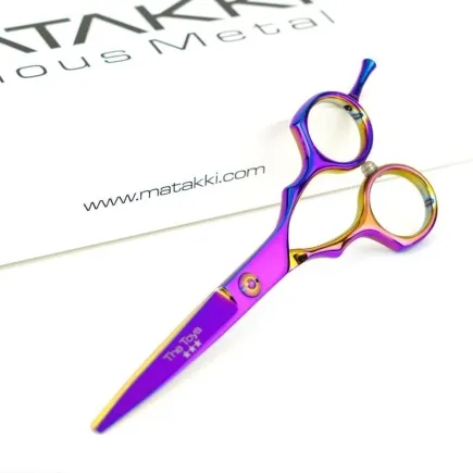 Matakki Toya Pink Titanium Hair Cutting Scissors 6 inch