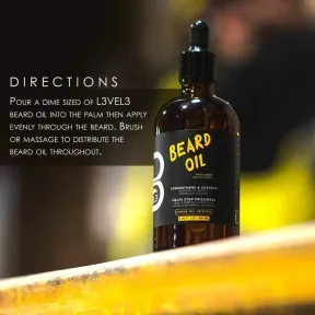 L3VEL3 Beard Oil 100ml